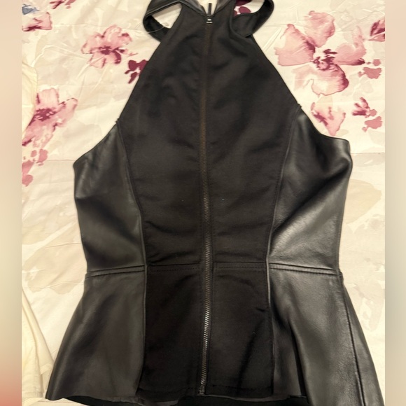 Bebe leather top - Picture 3 of 4